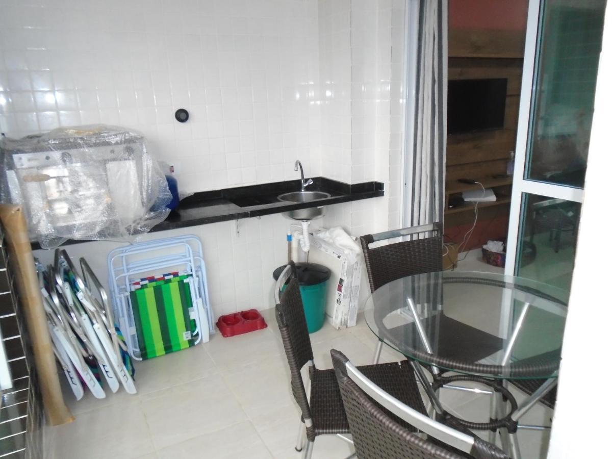Apartamento em Mongaguá, Frente ao Mar Exterior foto